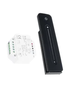 GloboStar® GloboStar® 73124 S1-B+R11 SKYDANCE ΣΕΤ Dimmer & Ασύρματο Χειριστήριο Αφής 1 Group RF 2.4Ghz 1.5A Max AC100-240V (360W) - DC 3V IP20 - 5 Χρόνια Εγγύηση