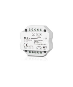 GloboStar® 73126 SS-C SKYDANCE AC RF 2.4Ghz & Push Switch 1 Κανάλι AC 100-240V 1 x 6A 1440W - Max 6A 1440W - IP20 Μ5.2 x Π5.2 x Υ2.6cm - 5 Χρόνια Εγγύηση 12 73126 6