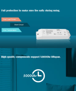 GloboStar® 73129 TE-75-12 SKYDANCE AC Triac Dimmer Push Dimming 1 Κανάλι AC 200-240V 1 x 6.25A 75W - Max 6.25A 75W - IP20 Μ18 x Π5.7 x Υ3cm - 5 Χρόνια Εγγύηση 21 73129 11