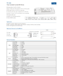 GloboStar® 73133 TE-15A SKYDANCE AC Triac Dimmable Constant Current LED Driver Push Dimming 1 Κανάλι AC 200-240V 1 x 0.15A 15W - Max 0.15A 15W - IP20 Μ15.1 x Π4.1 x Υ3cm - 5 Χρόνια Εγγύηση 17 73133 9