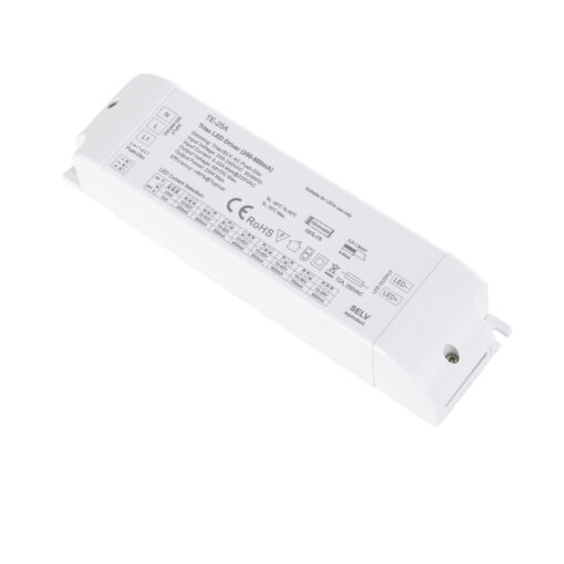 GloboStar® GLOBOSTAR® SKYDANCE-TE-25A 73134 DC Triac & Push Dimmer CC Τροφοδοτικό/Μετασχηματιστής SELV με 1 x 250-900mA 25W Κανάλι AC 220-240V σε DC 10-52V 900mA 25W Max IP20 - Triac & Push Dimming - Μ17.5 x Π4.4 x Υ3cm - 5 Χρόνια Εγγύηση