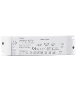 Alternative view of GLOBOSTAR® SKYDANCE-TE-25A 73134 DC Triac & Push Dimmer CC Τροφοδοτικό/Μετασχηματιστής SELV με 1 x 250-900mA 25W Κανάλι AC 220-240V σε DC 10-52V 900mA 25W Max IP20 - Triac & Push Dimming - Μ17.5 x Π4.4 x Υ3cm - 5 Χρόνια Εγγύηση