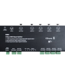 Alternative view of GloboStar® 73136 DMA SKYDANCE DC DMX512 Signal Splitter / Amplifier 4 Καναλιών DC 12-36V - IP20 Μ25.6 x Π9.2 x Υ3.8cm - 5 Χρόνια Εγγύηση