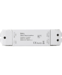 Alternative view of GloboStar® 73138 DA-L SKYDANCE DC DMX512 Signal Amplifier 2 Καναλιών DC 12-48V - IP20  Μ17.5 x Π4.5 x Υ2.5cm - 5 Χρόνια Εγγύηση