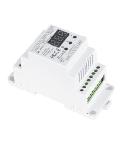 GloboStar® GloboStar® 73139 DL SKYDANCE DC DMX512 Signal Amplifier Din Rail Ράγας 2 Καναλιών DC 12-48V - IP20  Μ11.5 x Π5 x Υ6.5cm - 5 Χρόνια Εγγύηση