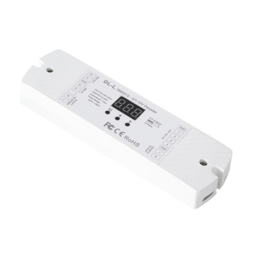 GloboStar® GloboStar® 73140 DL-L SKYDANCE AC DMX512 to 0/1-10V Converter / Decoder 4 Καναλιών - 2 Inputs DC 12-24V ή AC 100-240V - IP20  Μ17 x Π5 x Υ2.5cm - 5 Χρόνια Εγγύηση