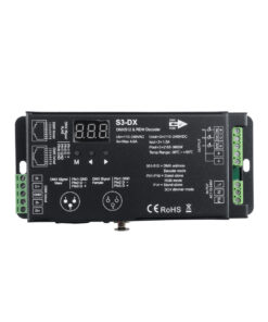 Alternative view of GloboStar® 73144 S3-DX SKYDANCE AC DMX512 High Voltage LED Strip Decoder 3 Καναλιών AC 110-240V 3 x 1.5A 360W - Max 4.6A 360W - IP20 Π16.5 x Π7 x Υ3.7cm - 5 Χρόνια Εγγύηση