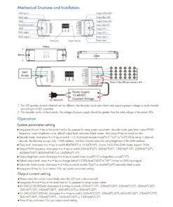 GloboStar® 73145 D4C-L SKYDANCE DC DMX512 Constant Current & RDM Decoder 4 Καναλιών DC 12-48V 4 x 0.5A 22.5W - Max 2A 90W - IP20 Μ17 x Π5 x Υ2.5cm - 5 Χρόνια Εγγύηση 21 73145 10