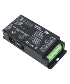 GloboStar® GLOBOSTAR® SKYDANCE-D4C-XE 73147 DC CC DMX Master Dimmer / Controller / Decoder Υψηλής Ταχύτητας με 4 x 700-1750mA 2.1-78.75W Κανάλια DC 12-48V σε DC 3-45V 7000mA 315W Max IP20 - DMX512 & RDM - Μ16.5 x Π7 x Υ3.7cm - 5 Χρόνια Εγγύηση