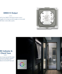 GloboStar® 73160 T12 SKYDANCE Ασύρματο DMX512 Επιτοίχιο Χειριστήριο RF 2.4Ghz 4 Group για όλα τα SKYDANCE DMX512 Controller AC 100-240V Max 0.1A - IP20 Μ8.5 x Π8.5 x Υ3.5cm - 5 Χρόνια Εγγύηση 25 73160 11