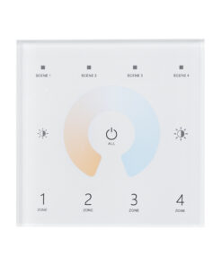 Alternative view of GloboStar® 73160 T12 SKYDANCE Ασύρματο DMX512 Επιτοίχιο Χειριστήριο RF 2.4Ghz 4 Group για όλα τα SKYDANCE DMX512 Controller AC 100-240V Max 0.1A - IP20  Μ8.5 x Π8.5 x Υ3.5cm - 5 Χρόνια Εγγύηση