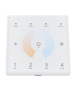 GloboStar® 73160 T12 SKYDANCE Ασύρματο DMX512 Επιτοίχιο Χειριστήριο RF 2.4Ghz 4 Group για όλα τα SKYDANCE DMX512 Controller AC 100-240V Max 0.1A - IP20 Μ8.5 x Π8.5 x Υ3.5cm - 5 Χρόνια Εγγύηση 18 73160 4