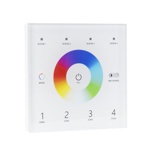 GloboStar® GloboStar® 73161 T13 SKYDANCE Ασύρματο DMX512 Επιτοίχιο Χειριστήριο RF 2.4Ghz 4 Group για όλα τα SKYDANCE DMX512 Controller AC 100-240V Max 0.1A - IP20  Μ8.5 x Π8.5 x Υ3.5cm - 5 Χρόνια Εγγύηση