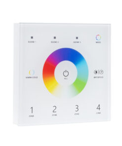 GloboStar® GloboStar® 73162 T15 SKYDANCE Ασύρματο DMX512 Επιτοίχιο Χειριστήριο RF 2.4Ghz 4 Group για όλα τα SKYDANCE DMX512 Controller AC 100-240V Max 0.1A - IP20 Μ8.5 x Μ8.5 x Π8.5 x Υ3.5cm - 5 Χρόνια Εγγύηση