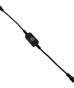 GLOBOSTAR® DIMMERANO 73304 Διακόπτης Αφής On/Off & Push Dimming με 1 x 5A 120W Κανάλι DC 12-24V 5A 120W Max IP20 - Μαύρο - Μ25 x Π2.3 x Υ1.1cm - 2 Χρόνια Εγγύηση 5 73304 2