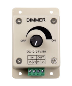 Alternative view of GLOBOSTAR® DIMMERALI 73315 Dimmer με 1 x 8A 192W Κανάλι DC 12-24V 8A 192W Max IP20 - Μ9.3 x Π6.5 x Υ6.2cm - 2 Χρόνια Εγγύηση