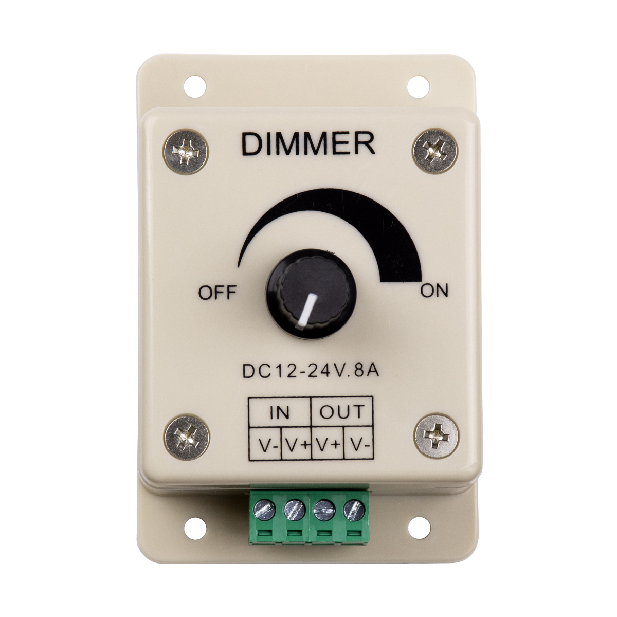 GLOBOSTAR® DIMMERALI 73315 Dimmer με 1 x 8A 192W Κανάλι DC 12-24V 8A 192W Max IP20 - Μ9.3 x Π6.5 x Υ6.2cm - 2 Χρόνια Εγγύηση 3 GLOBOSTAR® DIMMERALI 73315 Dimmer με 1 x 8A 192W Κανάλι DC 12-24V 8A 192W Max IP20 - Μ9.3 x Π6.5 x Υ6.2cm - 2 Χρόνια Εγγύηση - Image 2