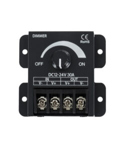 GLOBOSTAR® DIMMERALI 73316 Dimmer με 1 x 30A 720W Κανάλι DC 12-24V 30A 720W Max IP20 - Μ8.5 x Π6.5 x Υ4cm - 2 Χρόνια Εγγύηση 9 73316 4