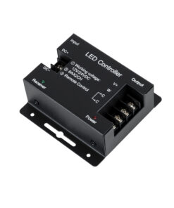 GloboStar® GLOBOSTAR® CCTCONTROLLER 73351 Σετ Dimmer / Controller με RF Ασύρματο Χειριστήριο με 2 x 6A 144W Κανάλια DC 12-24V 12A 288W Max IP20 - RF2.4Ghz SYNC - Μ8.3 x Π8.3 x Υ3.2cm - 2 Χρόνια Εγγύηση