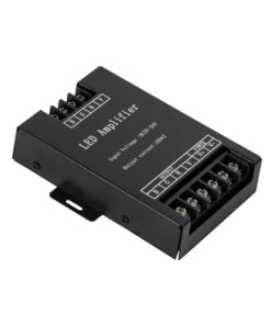 GloboStar® GLOBOSTAR® RGBAMPLIFIER 73393 DC Ενισχυτής Ισχύος & Σήματος Υψηλής Ταχύτητας με 3 x 10A 240W Κανάλια DC 12-24V 30A 720W Max IP20 - Μ11 x Π9 x Υ2.5cm - 2 Χρόνια Εγγύηση