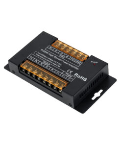 GloboStar® GloboStar® 73394 DC Power & Signal High Speed Amplifier Ενισχυτής Ισχύος & Σήματος Υψηλών Ταχυτήτων 4 Καναλιών DC 5-24V 4 x 8A 768W - Max 32A 768W - IP20 - Μ14.5 x Π7.5 x Υ2.5cm - 3 Χρόνια Εγγύηση