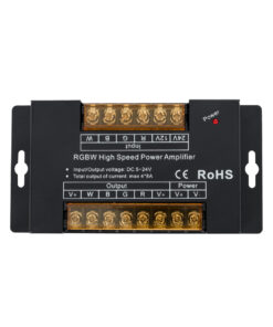 Alternative view of GloboStar® 73394 DC Power & Signal High Speed Amplifier Ενισχυτής Ισχύος & Σήματος Υψηλών Ταχυτήτων 4 Καναλιών DC 5-24V 4 x 8A 768W - Max 32A 768W - IP20 - Μ14.5 x Π7.5 x Υ2.5cm - 3 Χρόνια Εγγύηση