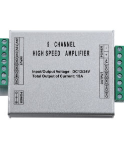 GloboStar® 73395 High Speed LED Amplifier 5 Channels - Ενισχυτής Σήματος Υψηλών Ταχυτήτων LED 5 Καναλιών DC 12-24V RGBW+WW Max 360W Μ10.5 x Π6.3 x Υ2.3cm 11 73395 6