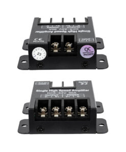 GloboStar® 73396 DC Power & Signal High Speed Amplifier Ενισχυτής Ισχύος & Σήματος Υψηλών Ταχυτήτων 1 Καναλιού DC 5-24V 1 x 30A 360W - Max 30A 360W - IP20 - Single Color - Μ6.3 x Π6.7 x Υ2cm - 2 Χρόνια Εγγύηση 9 73396 6