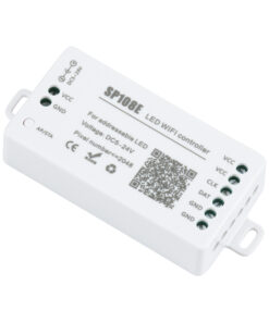 GloboStar® GloboStar® 73409 SP108E Ασύρματος WiFi LED FULL COLOR Magic Digital Pixel Controller iOS/Android για LED Digital Πολύχρωμα και Μονόχρωμα Προϊόντα DC 5-24V 1 x 2048 IC Max
