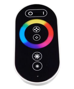 Alternative view of GLOBOSTAR® RGBCONTROLLER 73410 Σετ Dimmer / Controller με RF Ασύρματο Χειριστήριο με 3 x 8A 192W Κανάλια DC 12-24V 24A 576W Max IP20 - RF2.4Ghz SYNC - Μ9 x Π9 x Υ2.5cm - 2 Χρόνια Εγγύηση