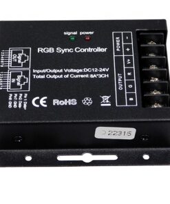 GLOBOSTAR® RGBCONTROLLER 73410 Σετ Dimmer / Controller με RF Ασύρματο Χειριστήριο με 3 x 8A 192W Κανάλια DC 12-24V 24A 576W Max IP20 - RF2.4Ghz SYNC - Μ9 x Π9 x Υ2.5cm - 2 Χρόνια Εγγύηση 8 73410 3