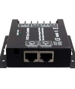 GLOBOSTAR® RGBCONTROLLER 73410 Σετ Dimmer / Controller με RF Ασύρματο Χειριστήριο με 3 x 8A 192W Κανάλια DC 12-24V 24A 576W Max IP20 - RF2.4Ghz SYNC - Μ9 x Π9 x Υ2.5cm - 2 Χρόνια Εγγύηση 10 73410 5