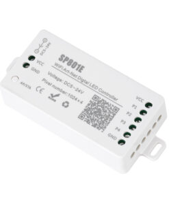 GloboStar® GloboStar® 73415 SP801E Ασύρματος WiFi Art-Net LED FULL COLOR Magic Digital Pixel Controller iOS/Android για LED Digital Πολύχρωμα και Μονόχρωμα Προϊόντα DC 5-24V 4 x 1024 IC Max