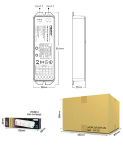 GloboStar® 73422 LS2 Mi-BOXER DC RF 2.4Ghz 5 in 1 Dimmer High Speed Controller / Dimmer 5 Καναλιών DC 12-24V 5 x 3A 72W - Max 15A 360W - IP20 RGBW+WW Μ13 x Π5 x Υ2.5cm - 5 Years Warranty 34 73422 17