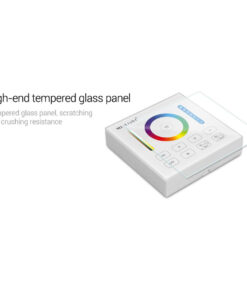 GloboStar® 73425 Mi-Light B0 LED RGBW+WW+CCT Smart Ασύρματο Χειριστήριο Αφής 2.4G RF Φορητό/Τοίχου με Μπαταρία για όλα τα Mi-Light Controller Box 27 73425 10