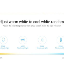 GloboStar® 73425 Mi-Light B0 LED RGBW+WW+CCT Smart Ασύρματο Χειριστήριο Αφής 2.4G RF Φορητό/Τοίχου με Μπαταρία για όλα τα Mi-Light Controller Box 34 73425 17