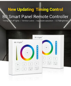 GloboStar® 73425 Mi-Light B0 LED RGBW+WW+CCT Smart Ασύρματο Χειριστήριο Αφής 2.4G RF Φορητό/Τοίχου με Μπαταρία για όλα τα Mi-Light Controller Box 23 73425 6