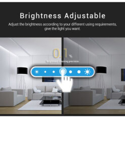 GloboStar® 73425 Mi-Light B0 LED RGBW+WW+CCT Smart Ασύρματο Χειριστήριο Αφής 2.4G RF Φορητό/Τοίχου με Μπαταρία για όλα τα Mi-Light Controller Box 24 73425 7