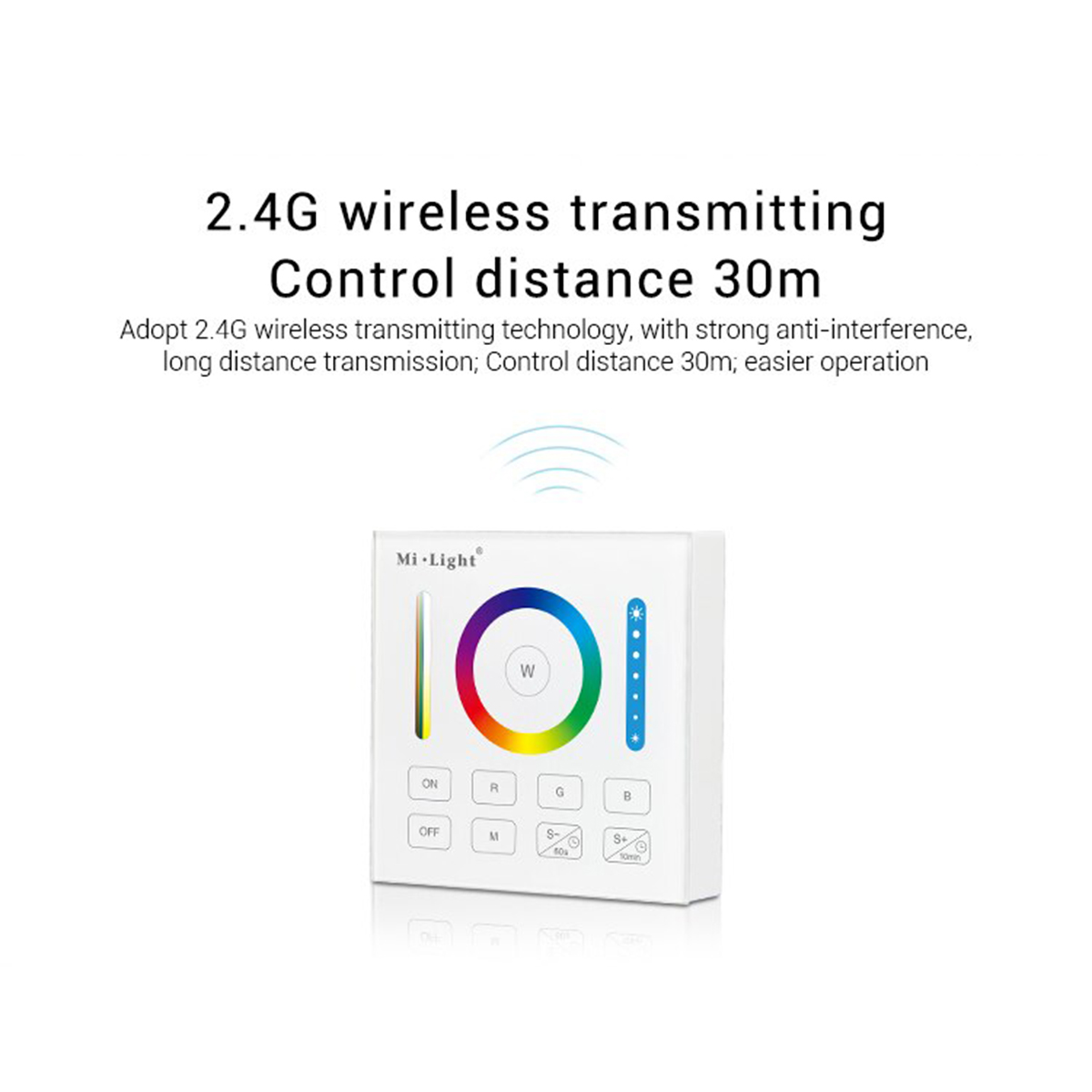 GloboStar® 73425 Mi-Light B0 LED RGBW+WW+CCT Smart Ασύρματο Χειριστήριο Αφής 2.4G RF Φορητό/Τοίχου με Μπαταρία για όλα τα Mi-Light Controller Box 9 GloboStar® 73425 Mi-Light B0 LED RGBW+WW+CCT Smart Ασύρματο Χειριστήριο Αφής 2.4G RF Φορητό/Τοίχου με Μπαταρία για όλα τα Mi-Light Controller Box - Image 8