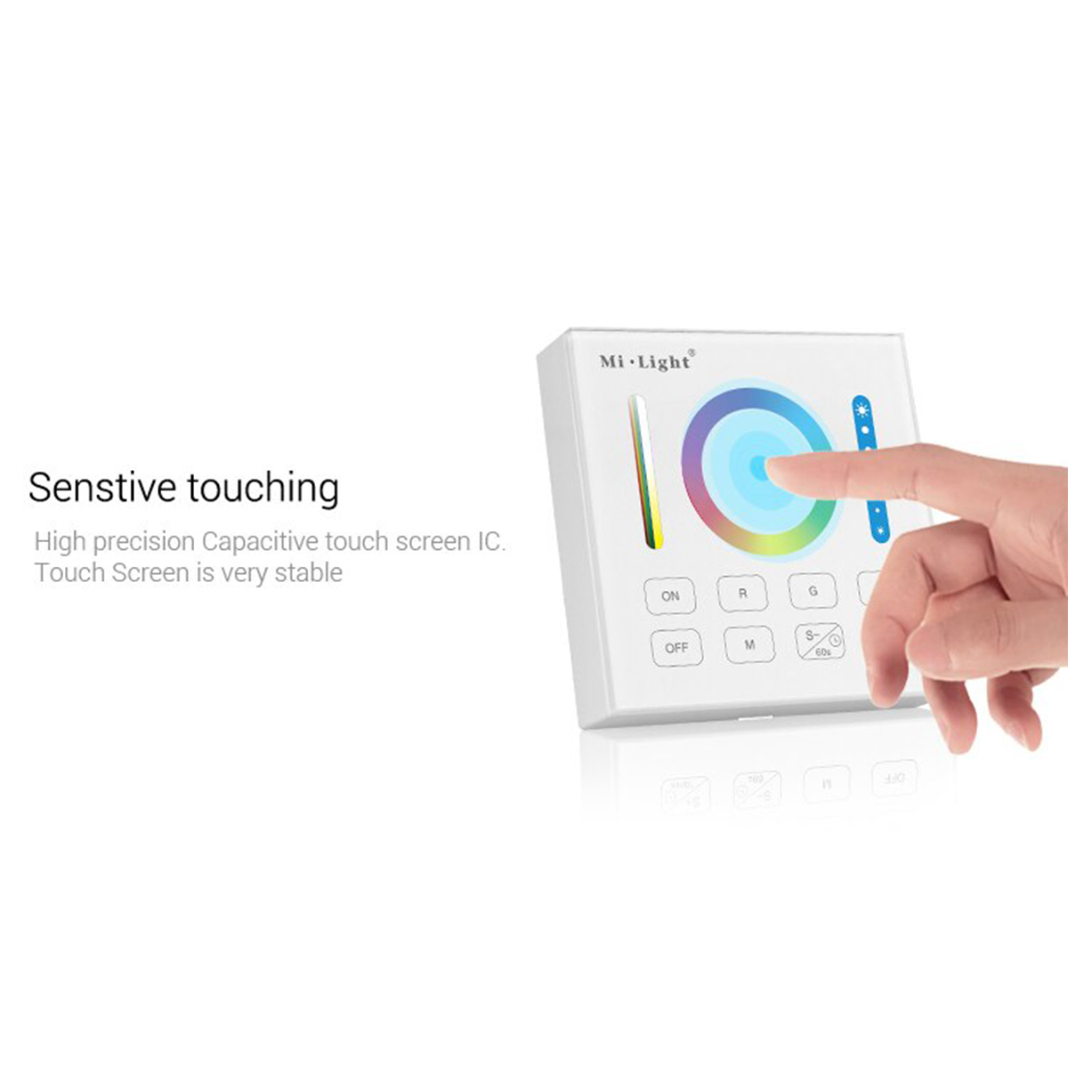 GloboStar® 73425 Mi-Light B0 LED RGBW+WW+CCT Smart Ασύρματο Χειριστήριο Αφής 2.4G RF Φορητό/Τοίχου με Μπαταρία για όλα τα Mi-Light Controller Box 10 GloboStar® 73425 Mi-Light B0 LED RGBW+WW+CCT Smart Ασύρματο Χειριστήριο Αφής 2.4G RF Φορητό/Τοίχου με Μπαταρία για όλα τα Mi-Light Controller Box - Image 9