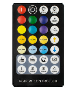 GLOBOSTAR® CONTROLI 73427 Σετ Dimmer / Controller με RF Ασύρματο Χειριστήριο με 5 x 1.2A 28.8W Κανάλια DC 5-24V 6A 144W Max IP20 - RF2.4Ghz - Μ30 x Π1.7 x Υ1.1cm - 2 Χρόνια Εγγύηση 6 73427 3