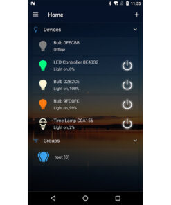 GloboStar® GloboStar® 73430 Ασύρματος Smart Home Wi-Fi LED RGBW + WW Controller με Χειριστήριο RF DC 9-28V Max 100W