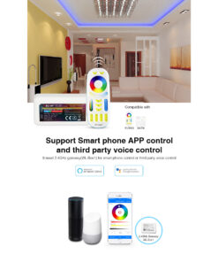 GLOBOSTAR® MiBOXER-FUT039 73433 Δέκτης Dimmer / Controller με 5 x 6A 144W Κανάλια DC 12-24V 10A 240W Max IP20 - RF2.4Ghz Group Zone - Μ8.5 x Π4.5 x Υ2.2cm - 5 Χρόνια Εγγύηση 11 73433 3