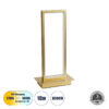 GloboStar® GloboStar® CORNELIE 60462 Επιτραπέζιο Φωτιστικό LED CCT 18W 1980lm 200° AC 220-240V - Εναλλαγή Φωτισμού μέσω Διακόπτη On/Off All In One Ψυχρό 6000k+Φυσικό 4500k+Θερμό 2700k Μ18 x Π10 x Υ36cm - Χρυσό - 3 Χρόνια Εγγύηση