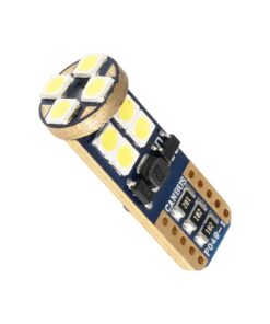 GloboStar® GLOBOSTAR® W5W-T10 81102 Λάμπα W5W T10 CANbus LED 6W 900lm 360° DC 12-24V IP20 Ψυχρό Λευκό 6000K - 12 x Epistar SMD3030 Chip - Μ1 x Π1 x Υ2.7cm - 1 Χρόνο Εγγύηση