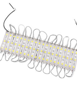 Alternative view of GLOBOSTAR® MODULARI 73701 Module LED 0.8W 80lm 120° DC 12V Αδιάβροχο IP65 3 x SMD5050 Chip Ψυχρό Λευκό 6000K Dimmable - Μ8.7 x Π1.3 x Υ0.5cm - Πακέτο 20 Τεμαχίων - 3 Χρόνια Εγγύηση