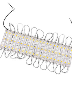Alternative view of GloboStar® 73702 20 Τεμάχια x LED Modules 3 x SMD 5050 0.8W 70lm DC 12V Αδιάβροχο IP66 Θερμό Λευκό 3000K