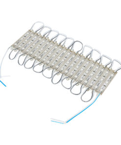 Alternative view of GloboStar® 73705 20 Τεμάχια x LED Modules 3 x SMD 5050 0.8W 50lm DC 12V - Αδιάβροχο IP66 - Μπλε - 2 Χρόνια Εγγύηση