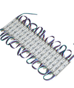 Alternative view of GloboStar® 73706 20 Τεμάχια x LED Modules 3 x SMD 5050 0.8W 50lm DC 12V - Αδιάβροχο IP66 - RGB - 2 Χρόνια Εγγύηση