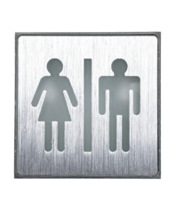 Alternative view of GloboStar® SENSATI 75656 Φωτιστικό Τοίχου Ένδειξης WC MAN & WOMAN LED 1W AC 220-240V IP20 - Σώμα Αλουμινίου - Μ11 x Π11 x Υ3cm - Πράσινο